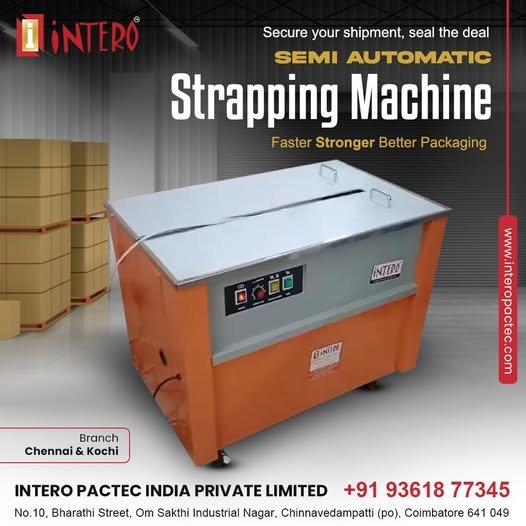 Strapping Machine Manufacturers and Seller in Coimbatore – Intero Pactec