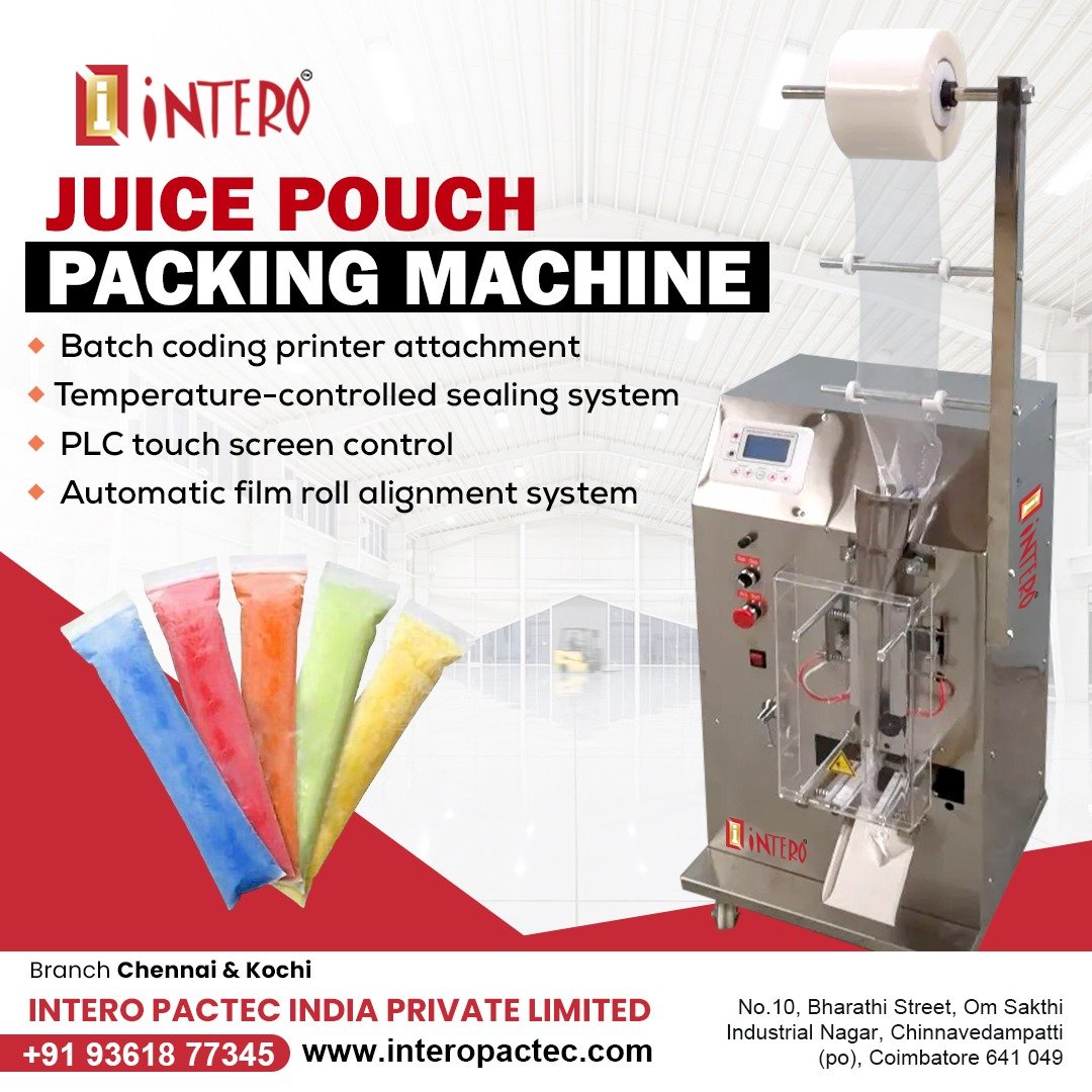 Juice Pouch Packing Machine Manufacturers in India